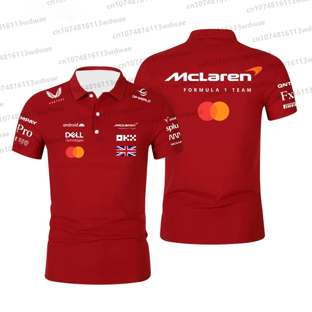 2025 Formula1 T-shirt McLaren Team F1 Racing