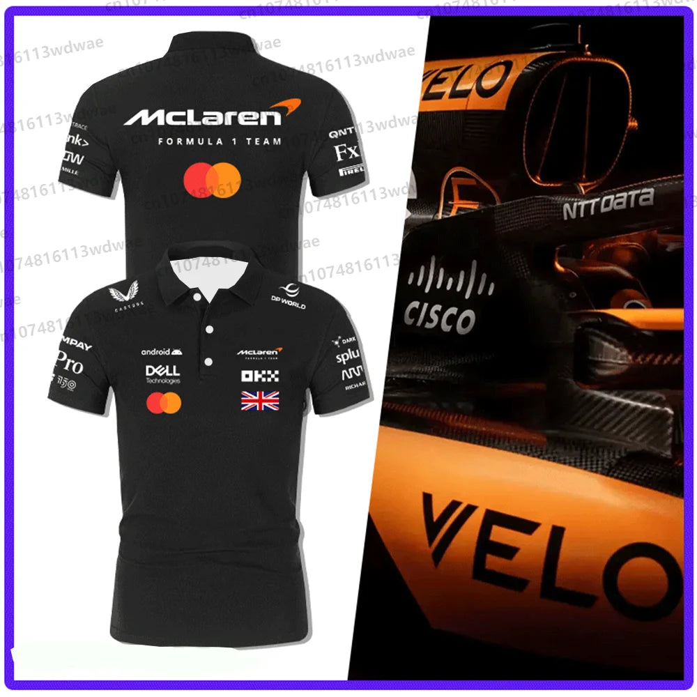 2025 Formula1 T-shirt McLaren Team F1 Racing